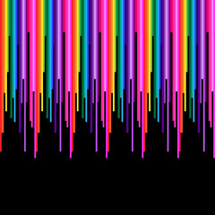 Vektor Hintergrund - Streifen lang - Regenbogen