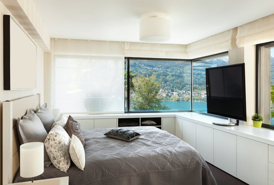 interiors, luxury bedroom