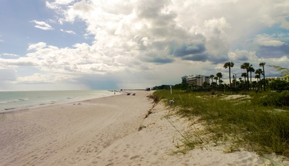 weißer Sandstrand, Sarasota, Florida
