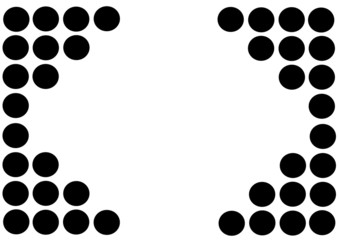 sfondo cerchi bianco nero