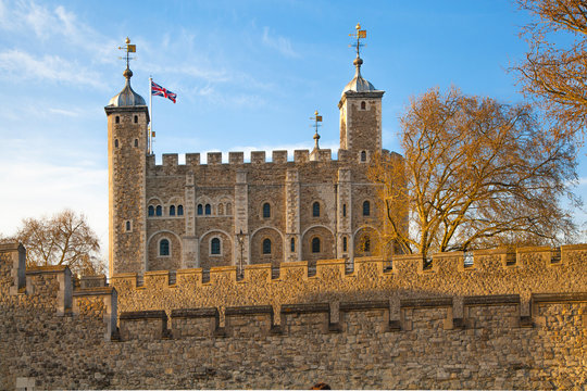 LONDON, UK - APRIL15, 2015: Tower of London (started 1078)
