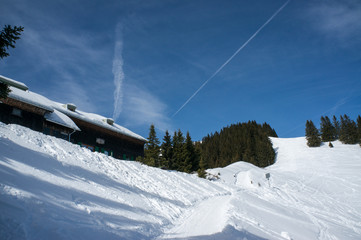 Winterliche Berglandchaft an dre August-Schuster-Hütte, 2015