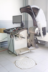 Interior of a mounting workshop