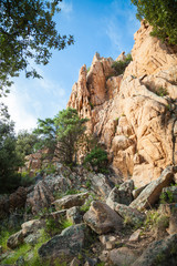 Landschaften und Küsten bei Porto, Korsika