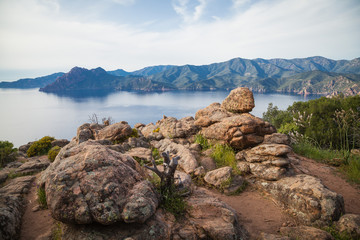 Landschaften und K&uuml;sten bei Porto, Korsika