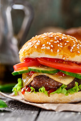 Beef burger