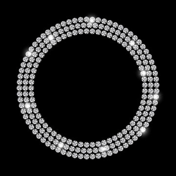 Abstract Luxury Black Diamond Background Vector Illustration
