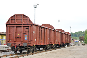 Obraz premium freight wagons