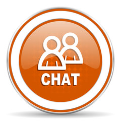chat orange icon