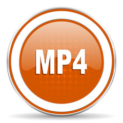 mp4 orange icon