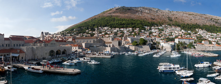 Panorámica Puerto Viejo de Dubrovnik

