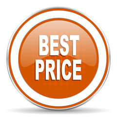 best price orange icon