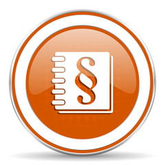 law orange icon