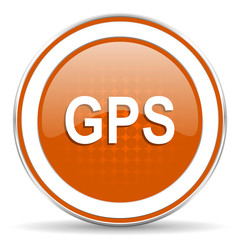 gps orange icon