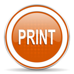 print orange icon