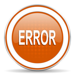 error orange icon
