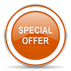 special offer orange icon