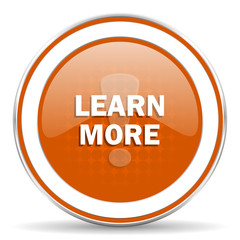 learn more orange icon