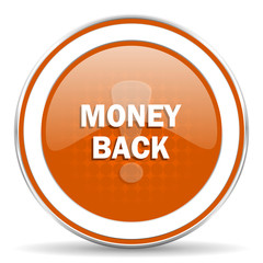 money back orange icon