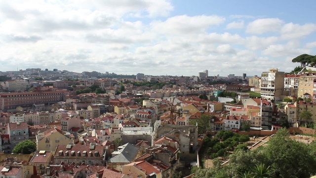 Lisbon Panorama, Time Lapse, Portugal