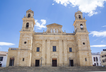 Fototapeta na wymiar Basílica de Nuestra Señora del Rosario de Chiquinquirá