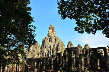 Bayon Temple of Angkor Thom in Cambodia