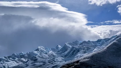 Plaid mouton avec motif Glaciers Glacier mountain