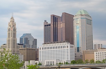 Fototapeta premium Columbus Ohio podczas sprintu