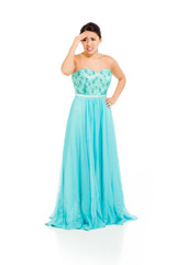 Fototapeta premium Model isolated with headache