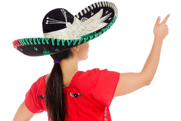 Model isolated back pointing