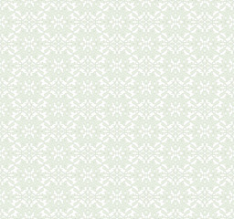 White floral pattern
