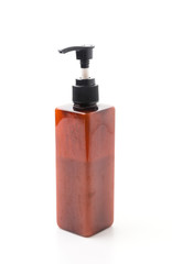 lotion bottle isolated on white
