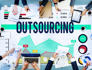 Outsourcing Hiring Outsource Recruitment Skills Concept