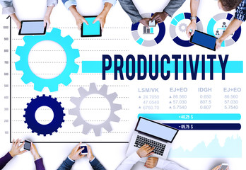 Productivity Production Efficiency Capacity Concept