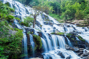 Mae Ya Waterfall in Chiang mai Thailand