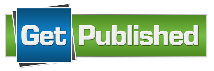 Get Published Green Blue Horizontal 