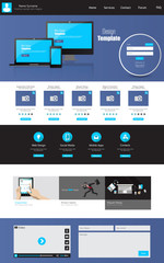 Website Template Vector DEsign
