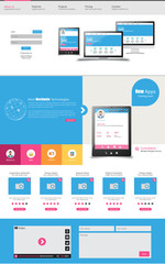 Website Template Vector DEsign