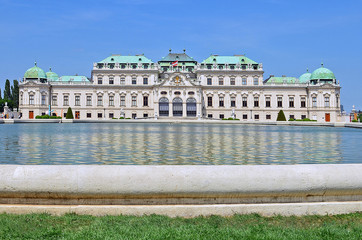 Fototapeta premium schloss Belvedere in wien