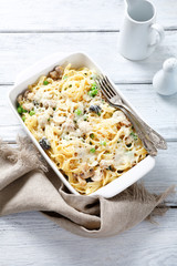 delicious pasta with mozzarella cheese