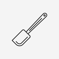 Spatula line icon