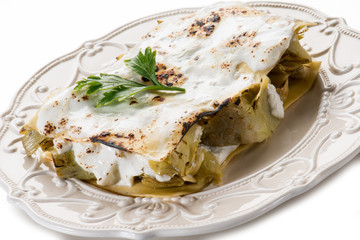 artichoke lasagne