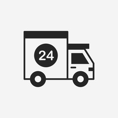 cargo truck icon