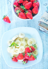 strawberry with banana