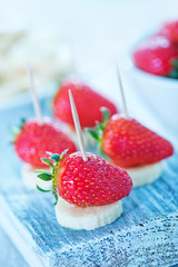 strawberry with banana