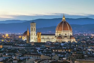 Fototapeta na wymiar view of Florence Cathedral, Italy