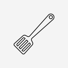 Spatula line icon