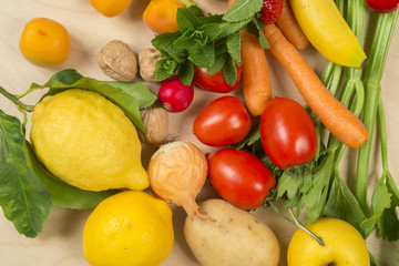 composition of fruit and vegetables