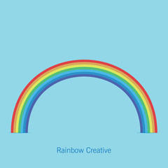 Trendy Rainbow Creative Icon Vector Design