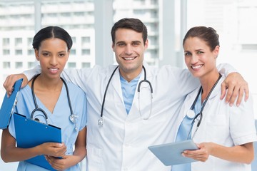 Portrait of doctors with arms crossed